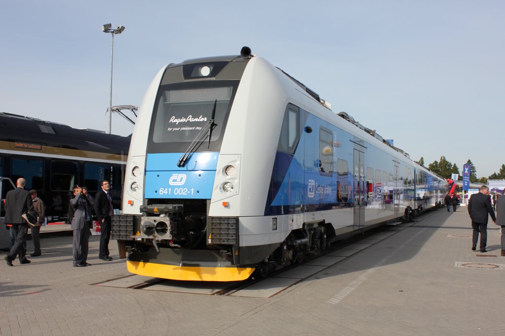 CD 641 002 (RegioPanter)auf der Innotrans 2012.Aufgenommen am 21.09.2012.