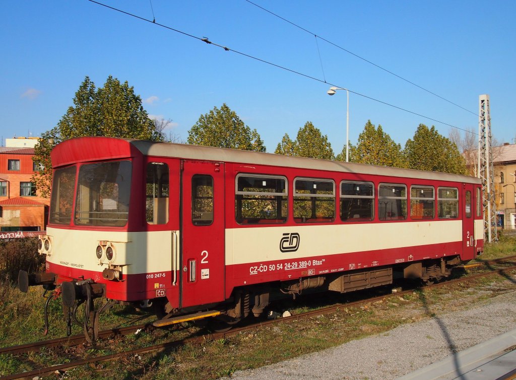 CD Wagen Btax 010 in Bhf. Kralupy am 13. 11. 2012.