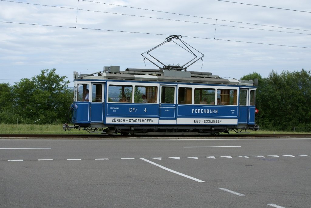 CFe 2/2 4 befindet sich am 12.6.10 kurz vor seinem Ziel Neuhaus.