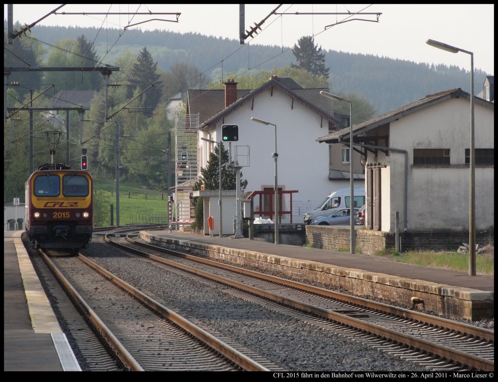 CFL 2015 (hier in Wilwerwiltz) fhrt bis nach Luxemburg-Stadt (26.04.2011) 