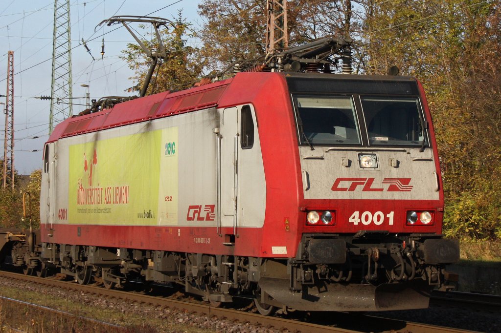 CFL 4001 im Portrait.Aufgenommen am 13.11.11