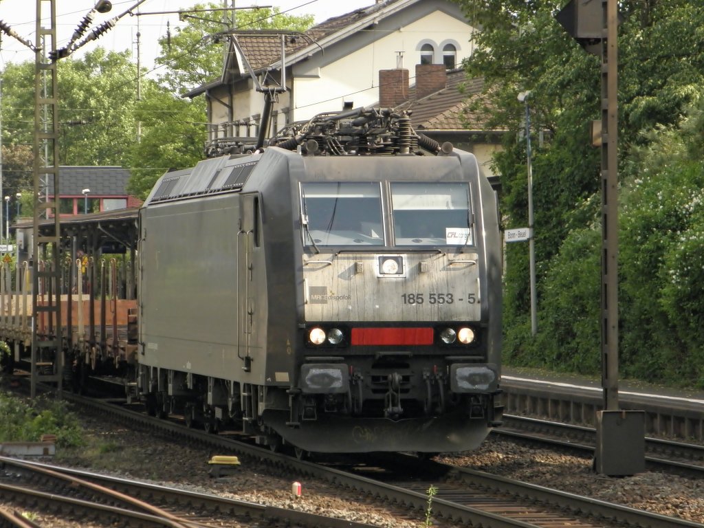 CFL Cargo 185 553-5 in Beuel am 12.5.2011