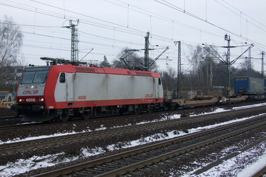 CFL Cargo 4008 in Hamburg-Harburg 26.1.2013