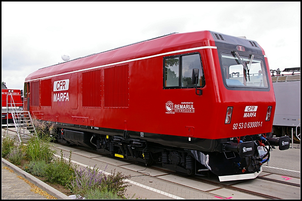 CFR 630 001-1 zeigt sich als modernisierte Variante der Carpathia 2300 DE (NVR-Nummer 92 53 0630001-1; INNOTRANS 2010, gesehen Berlin 21.09.2010)