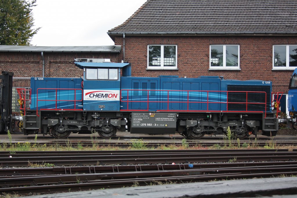 Chemion 275 502 am 12.9.10 in Moers bei Vossloh