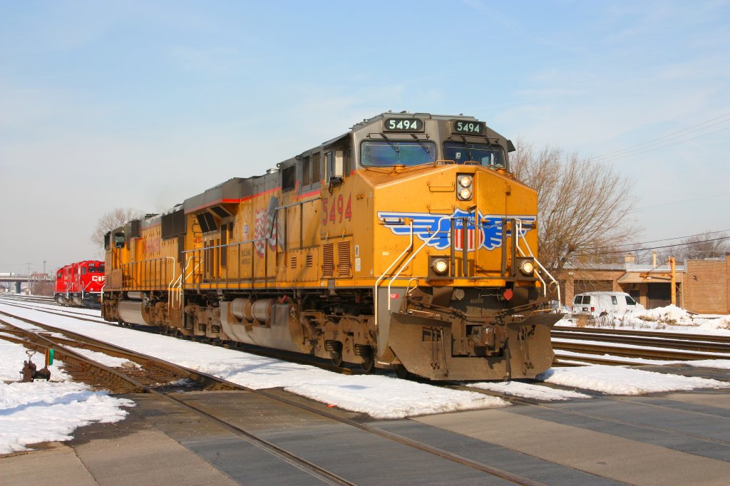 Chicago 08/03/13 : UP 5494 (AC45CCTE) in voller Gre und Schnheit (?)