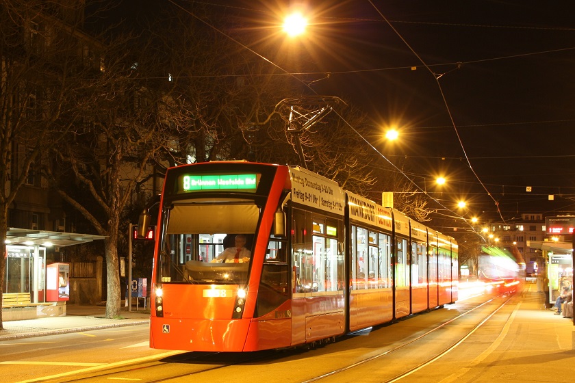 Combino 658 an der Brunnadernstrae am 22.03.2013