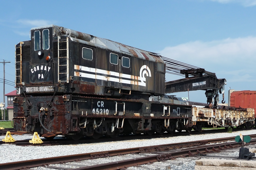 Conrail Bergekran #45210 im Railroad Museum Strasburg, PA (02.06.09) 