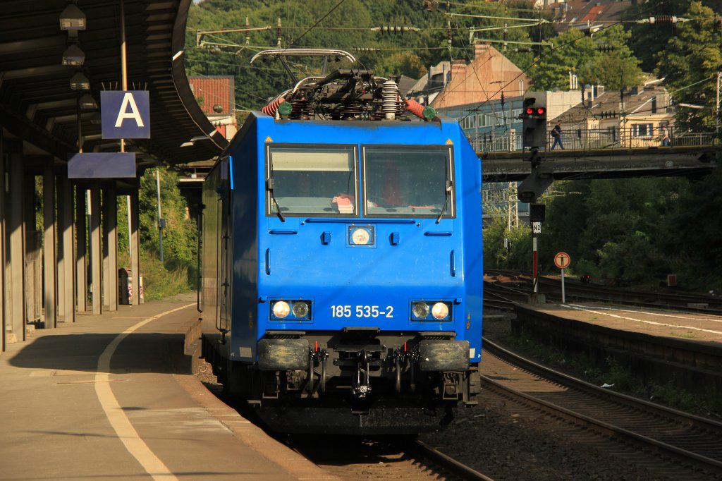 Crossrail 185 535-2 am 10.09.2012 in Wuppertal Hbf.