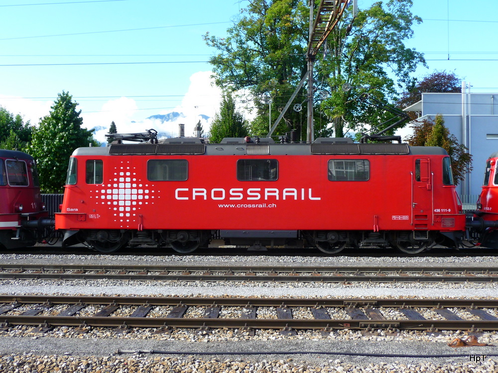 Crossrail - Lok 436 111-9 in Thun am 10.09.2010