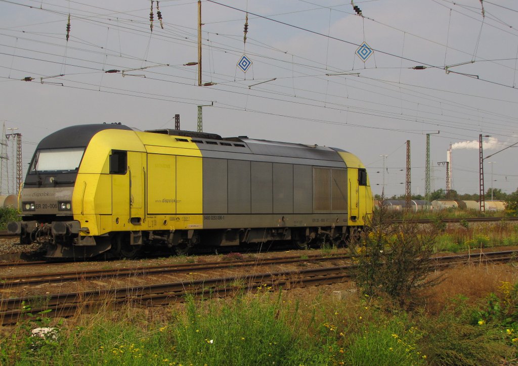 CTL ER 20-006 (223 006-1 D-DISPO) abgestellt in Grokorbetha Rbf; 10.09.2010