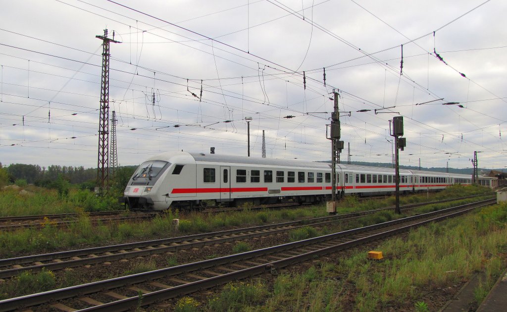 D-DB 51 80 80-95 008-3 Bimdzf 271.0 im IC 2252 von Leipzig Hbf nach Frankfurt (M) Flughafen Fernbf, in Naumburg (S) Hbf; 10.09.2011