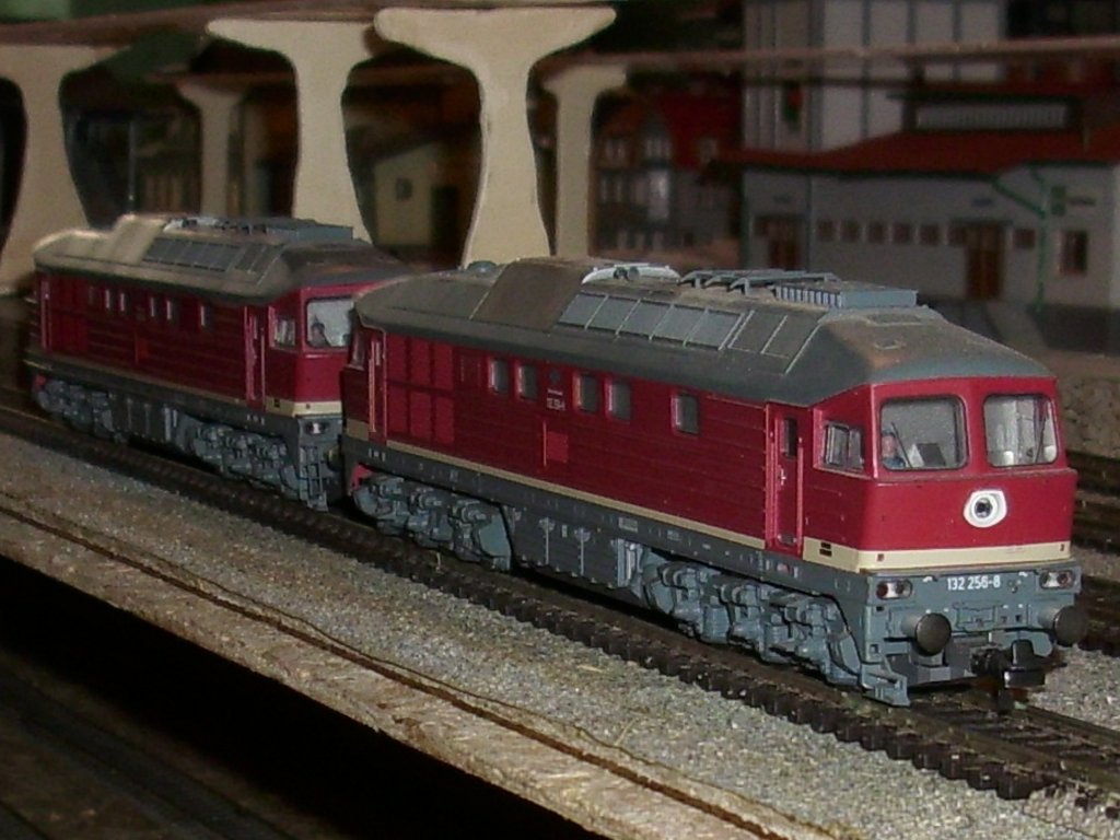 Da freut einem Ludmilafan (dazu zhle ich auch !) das Herz.Gleich zwei Ludmila und dann noch als Prchen.Beide Modelle stammen von Roco und sind mein ganzer Stolz meiner Modellbahnsammlung.Nichts gegen meinen Vaters Bastelknste aber irgendwie stren doch die selbstgebauten Bahnsteigtrger.