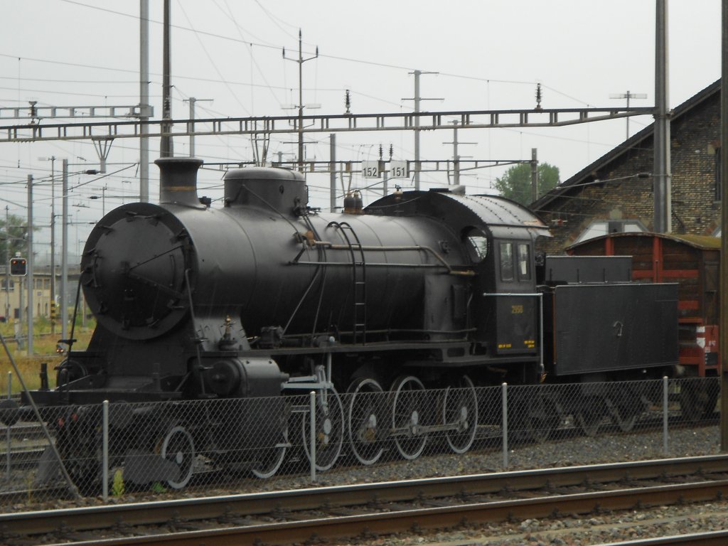 Dampflok 2958 im August 2012 bei Locorama in Romanshorn abgestellt.