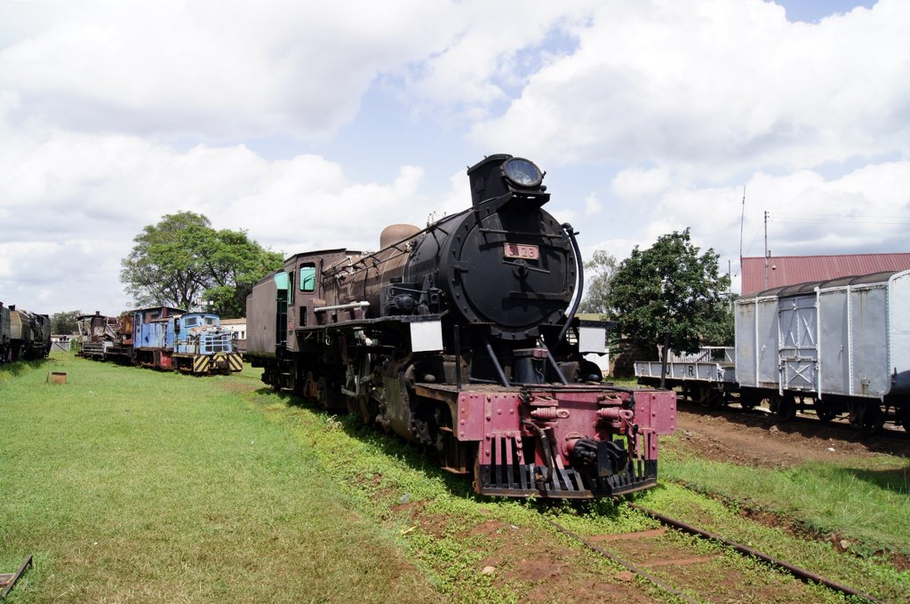 Dampflok 3123 im Eisenbahnmuseum Nairobi am 2.6.2012.