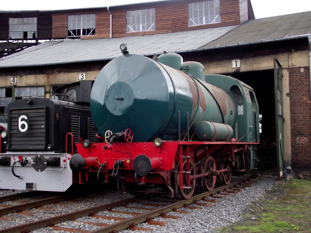 Dampfspeicher Lok der Museums Eisenbahn Hanau am 06.08.11  