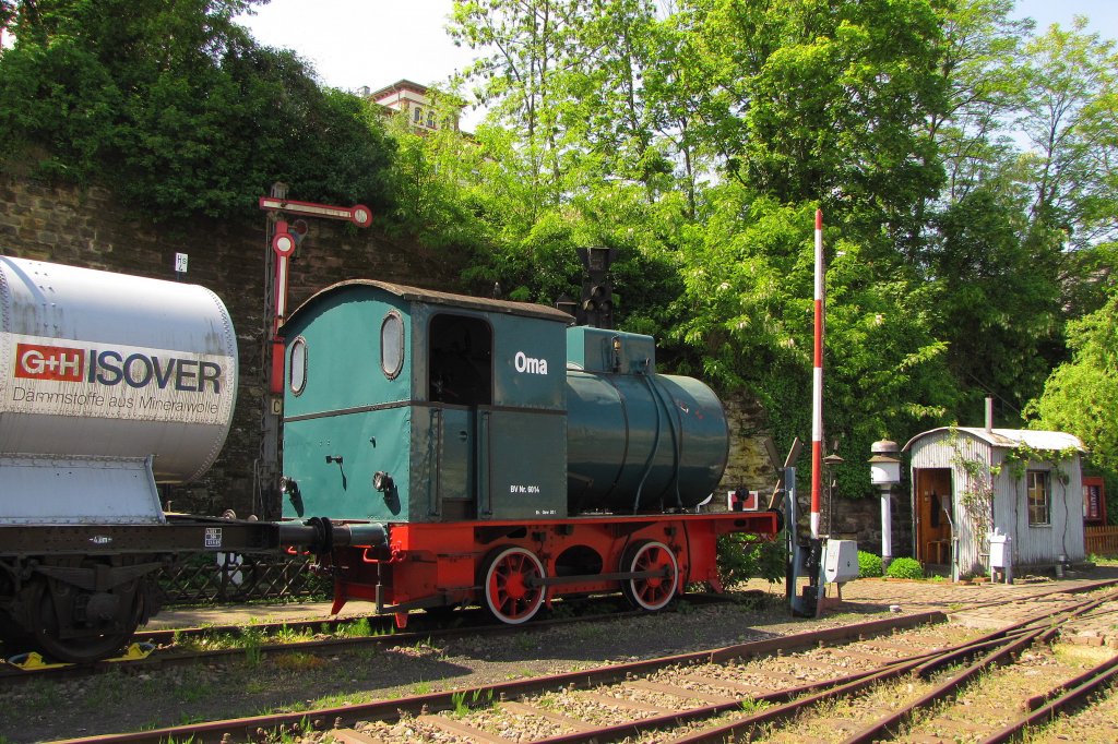 Dampfspeicherlok  Oma , BV Nr. 6014, im DGEG Museum in Neustadt (Weinstr); 07.05.2011