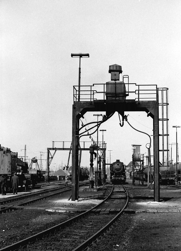 Das Ende einer Epoche: die letzten Tage im Dampflok-Betriebswerk von Rheine/Westfalen, Sptsommer 1977. Archiv - Scan vom Negativ.