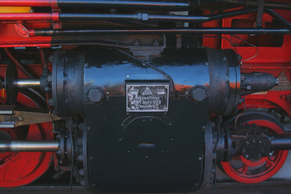 Das Herstellerschild von 99 1771. Lang, lang ist`s her....(aufgenommen am 01.07.2011