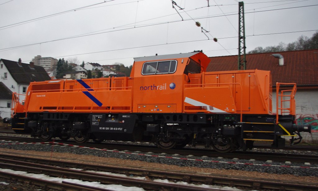 Das Highlight am 11.01.2011 und damit auch meine erste Gravita, war die Gravita 10BB fr Northrail (261 301-6) die als Tfzf in Richtung Norden unterwegs war. Aufgenommen in Bad Hersfeld.