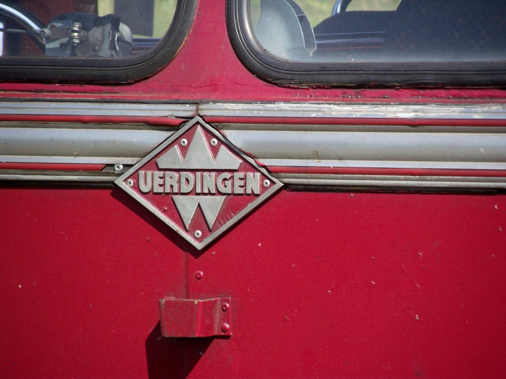Das Logo des Uerdinger Schienenbus am 15.08.12