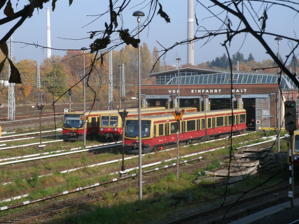 Das S-Bahnbw Berlin Friedrichsfelde am 29.Oktober 2011.