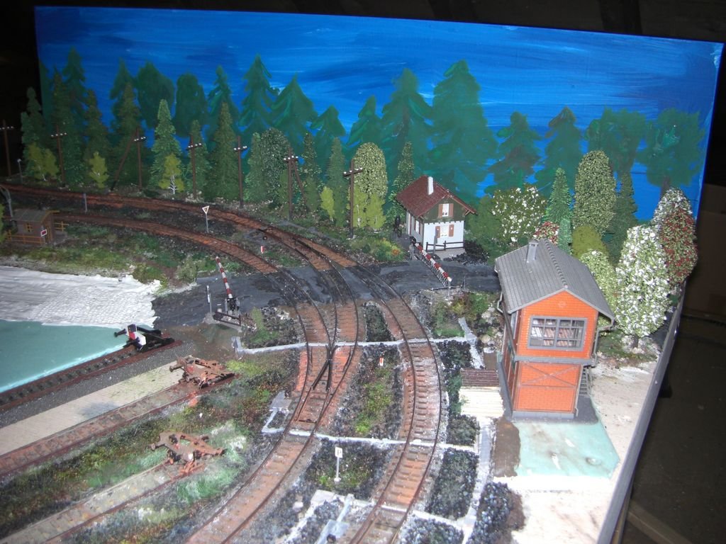 Das Segment bekam eine Seitenwand als Abdeckung