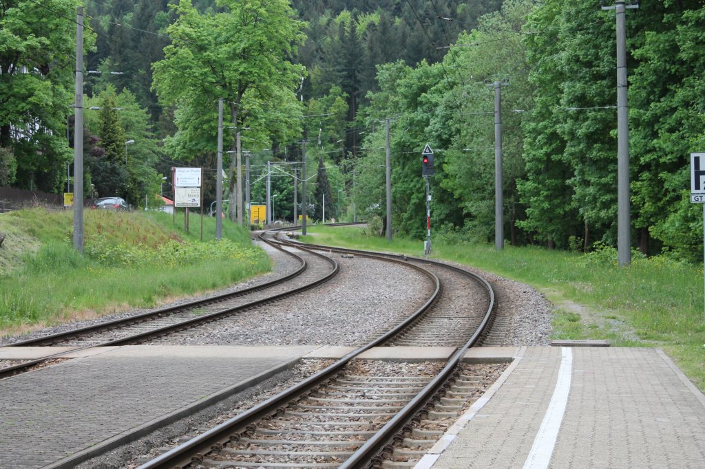 Das ist die strecke von Marxzell nach Bad Herrenalb.
Foto ist Endstanden am 19.05.2013