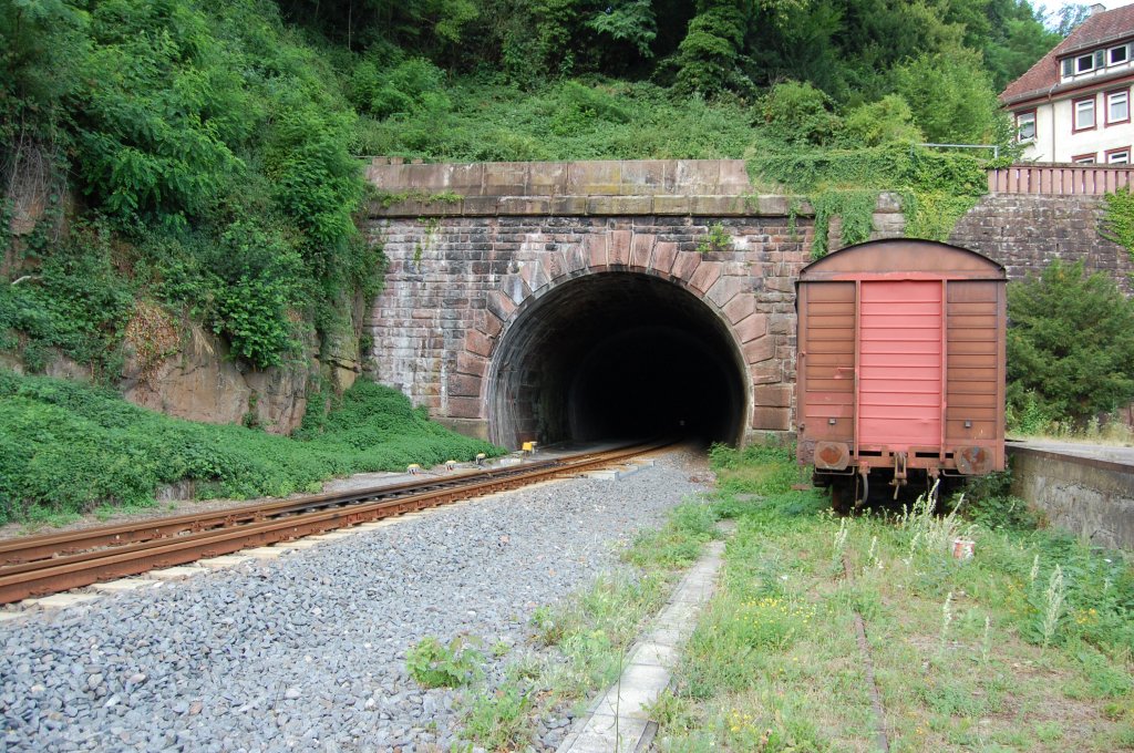 Das Sdportal des Weiensteiner Tunnels am 5. August 2013.