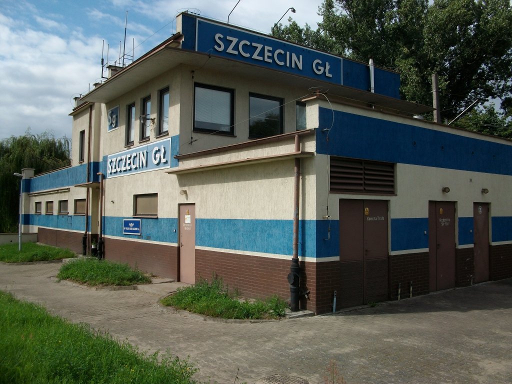 Das Zentralstellwerk Sg ist das einzige in Betrieb befindliche Stellwerk von Szczecin Glowny.Aufnahme vom 04.September 2010.