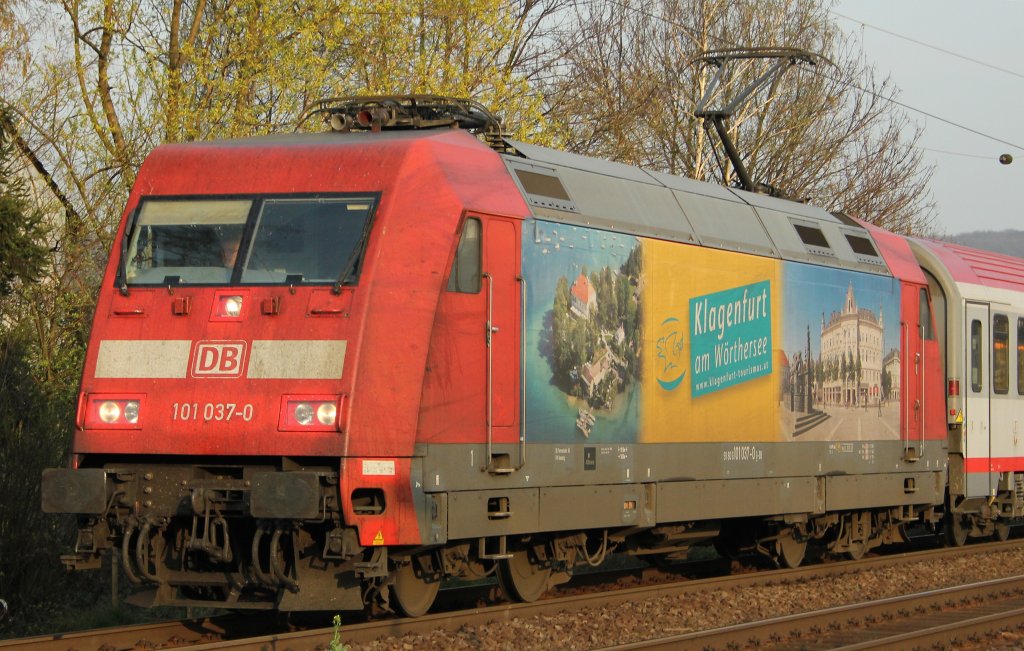 DB 101 037-0  Klagenfurt  in Limperich am 27.3.2012 