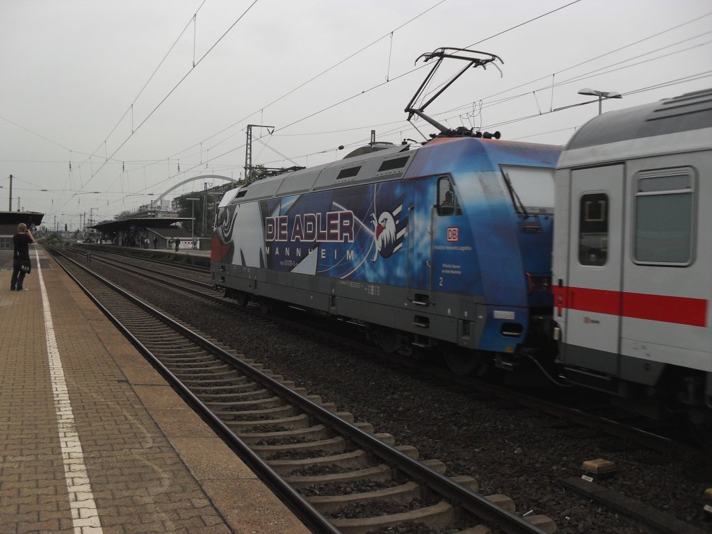 DB 101 070-1 Adler Mannheim in Kln Deutz am 2.9.10