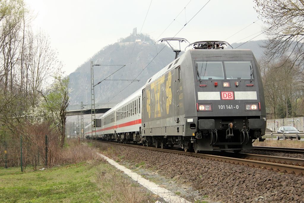 DB 101 144-0  Azubis gegen Hass und Gewalt  in Rhndorf am 29.3.2012 