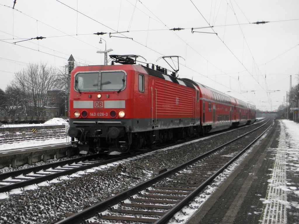 DB 143 026-3 in Beuel am 14.12.10