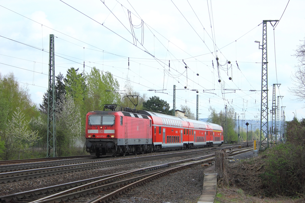 DB 143 073-5 als RB27 in Neuwied am 13.4.2012