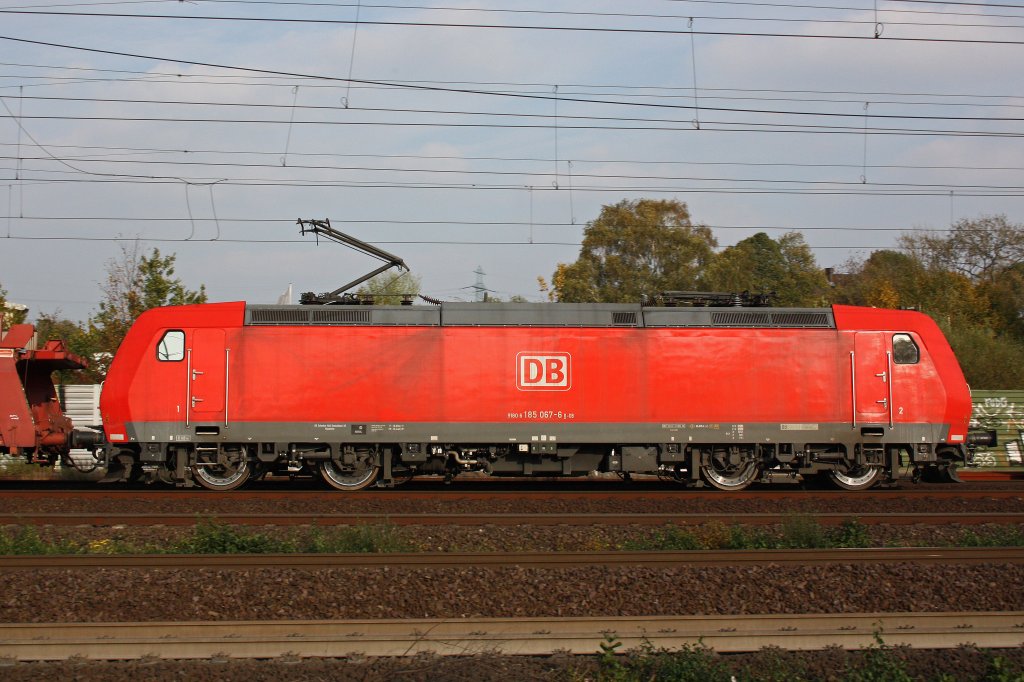 DB 185 067 am 18.10.10 in Hamburg-Harburg