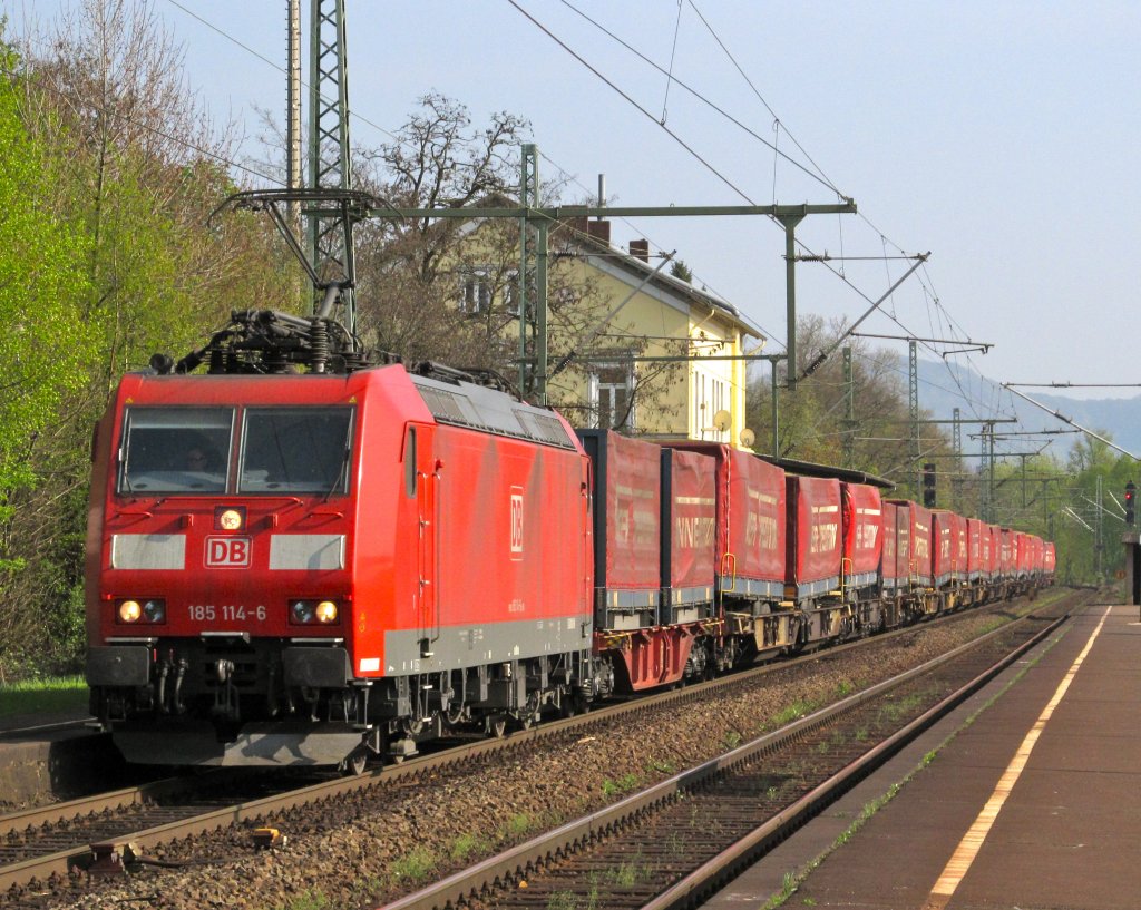 DB 185 114-6 am 8.4.11 in Bonn-Oberkassel.