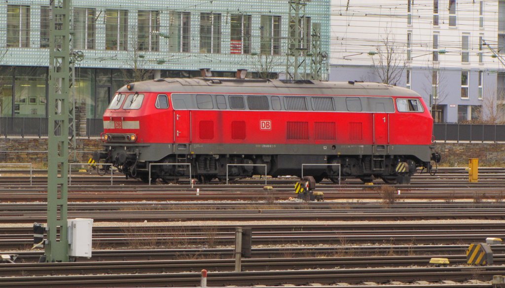 DB 218 416-6 (92 80 1218 416-6 D-DB), in Mnchen Hbf; 14.01.2011