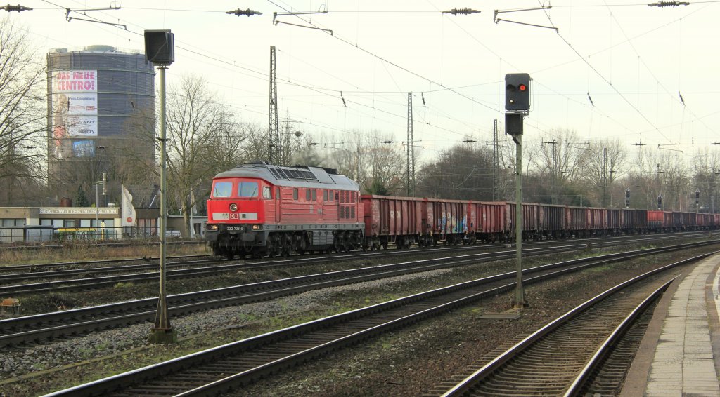 DB 232 703-9 Ludmilla in Oberhausen Osterfeld, Dezember 2012.