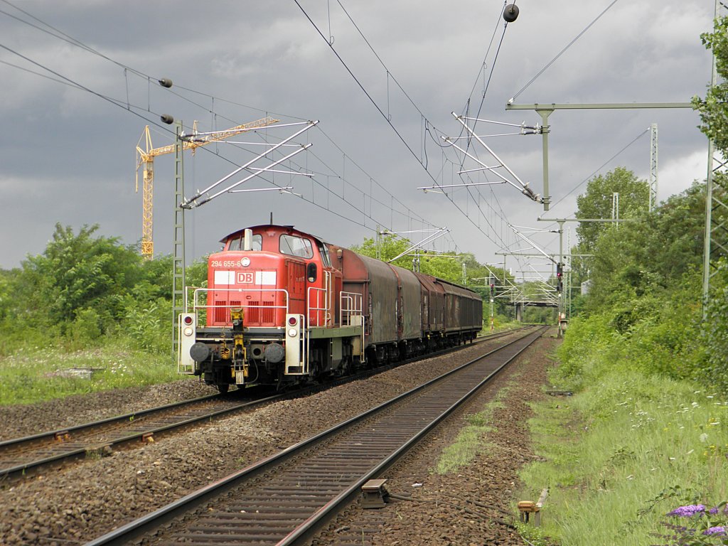 DB 294 655-6 in Bonn Oberkassel am 8.8.2011