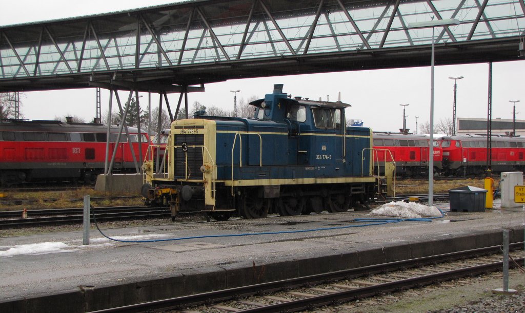 DB 364 776-5 in Mhldorf (Oberbay); 13.01.2011