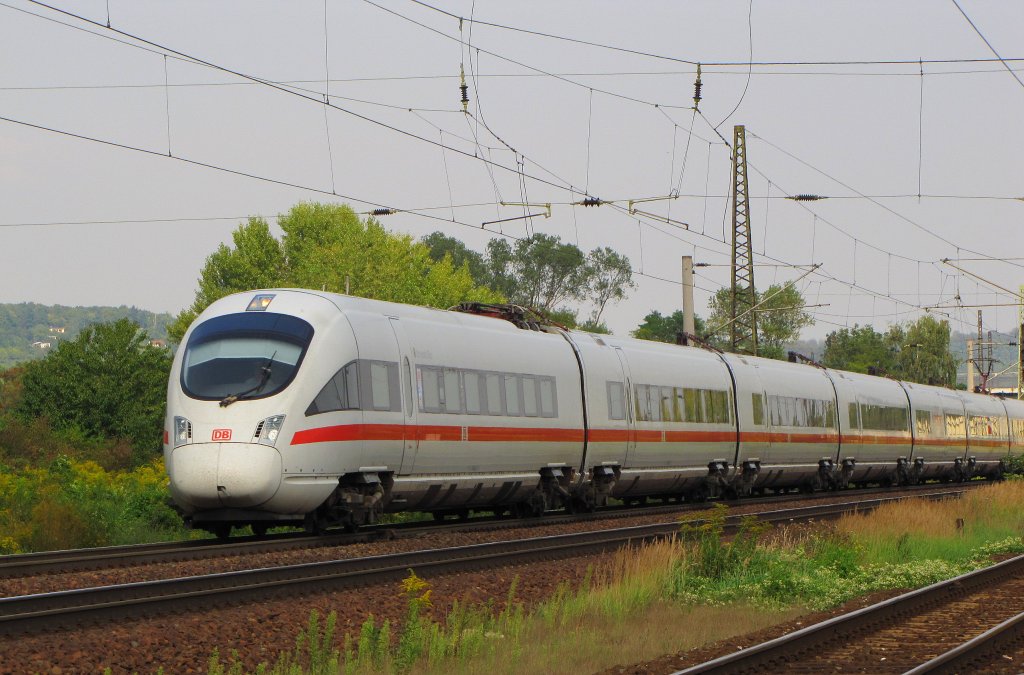 DB 411 063-1  Ostseebad Binz  als ICE 1556 von Dresden Hbf nach Wiesbaden Hbf, in Naumburg (S); 25.08.2011