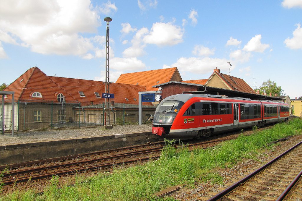 DB 642 193 als RB 27953 nach Dessau Hbf, im Bf K�then; 14.09.2011