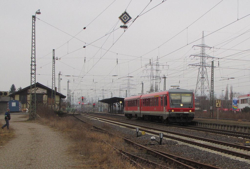 DB 928 478 als RB 13625 von Trkismhle nach Mainz Hbf, in Mainz-Mombach; 03.03.2012