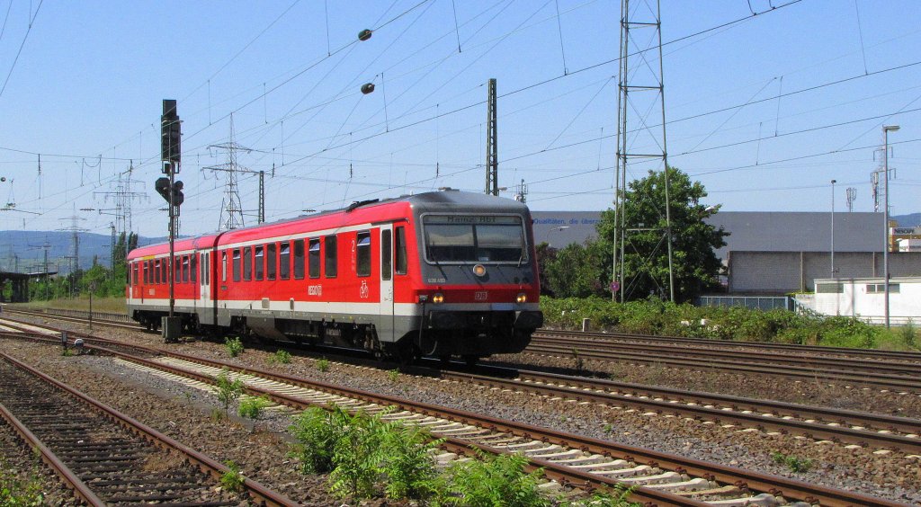 DB 928 493 als RB 23319 von Trkismhle nach Mainz Hbf, in Mainz-Mombach; 16.07.2010