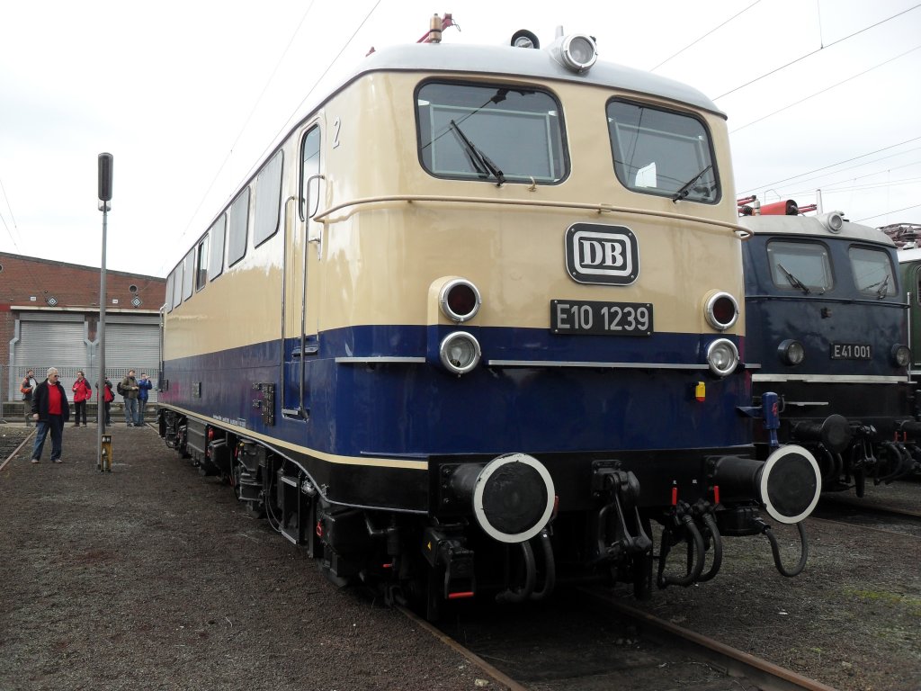 DB E10 1239 auf dem BW Fest in Osnabrck am 19.9.10