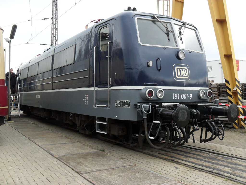 DB Museum 181 001-9 auf dem BW Fest in Osnabrck am 19.9.10