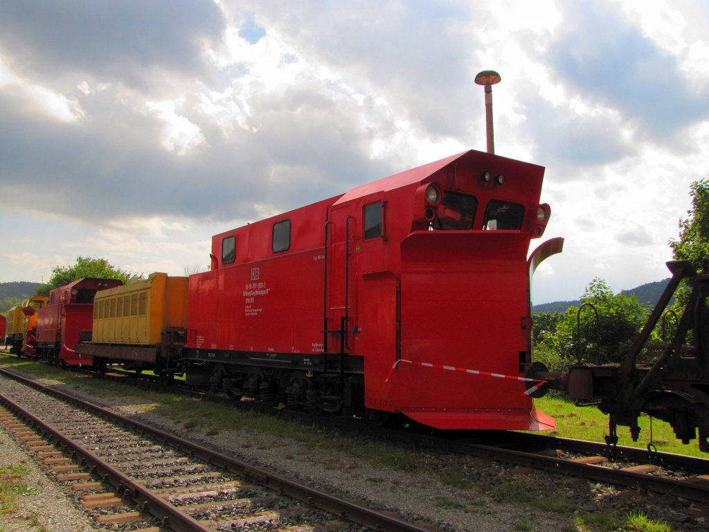 DB Netz 80-80-970 5020-3 Schneepflug Meiningen W, im DLW Meiningen; 04.09.2010