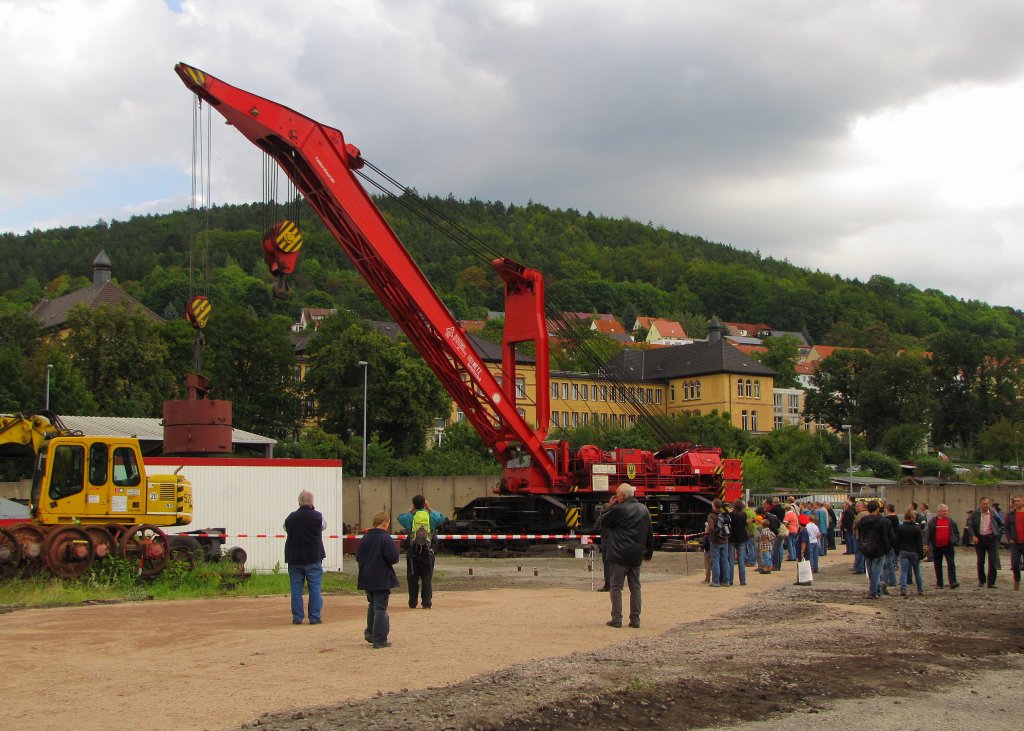 DB Netz Notfalltechnik 80 979 0 006-8  Goliath / Dortmund  bei einer Vorfhrung whrend der XVI. Meininger Dampfloktage im DLW Meiningen; 04.09.2010