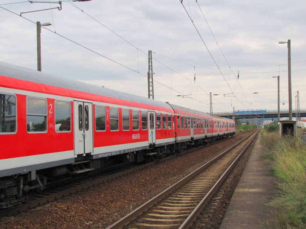 DB Regio Byuz-Wagen in der RB 16297 (Eisenach - Sangerhausen), in Erfurt Ost; 03.09.2010